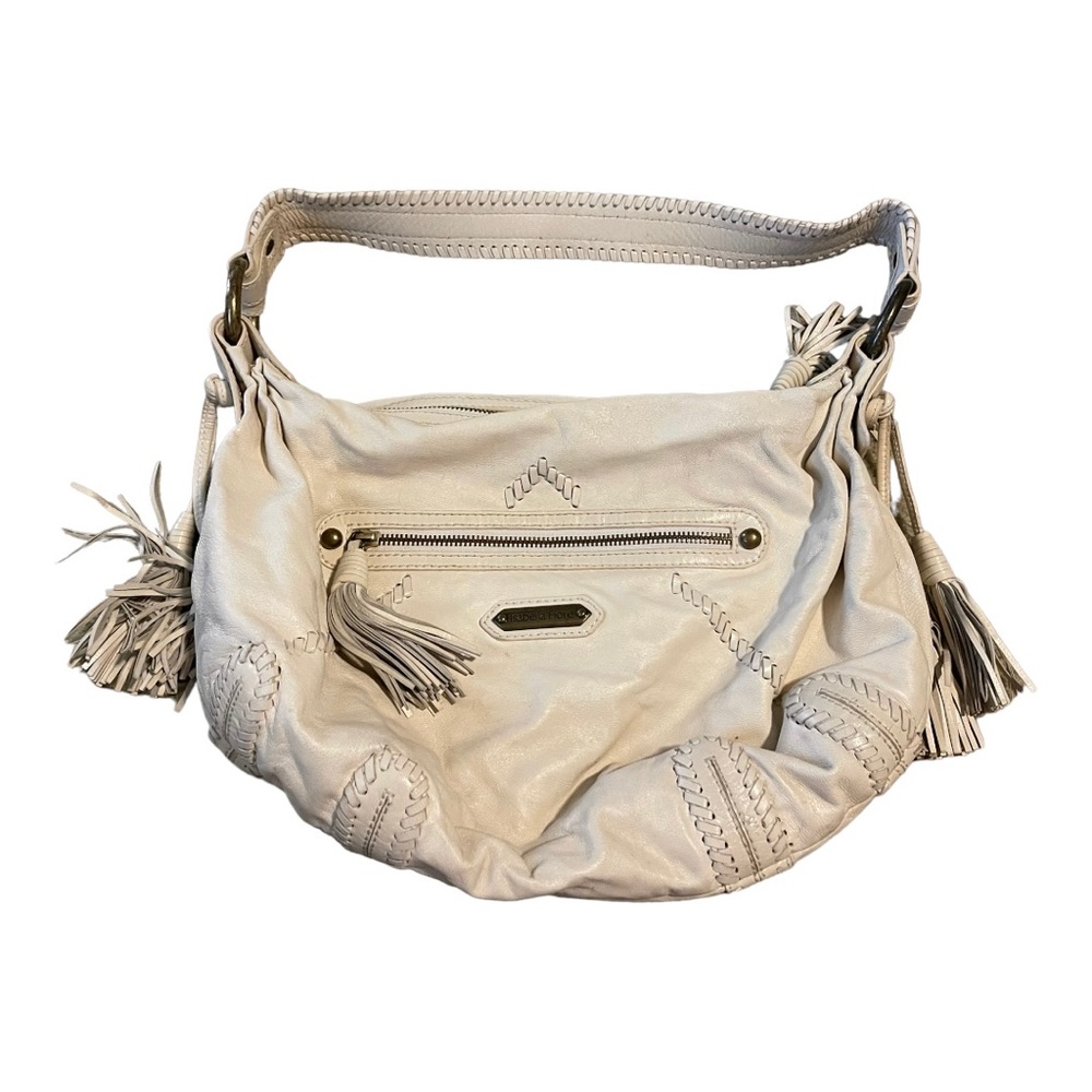 EUC Isabella Fiore White Leather Handbag